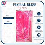 Dweeva Jilbab Segi Empat Motif Floral Bliss Hijab Kerudung Segi 4 Tepi Laser Cut Bahan Voal Ultrafine